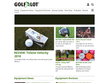 Tablet Screenshot of golfalot.com